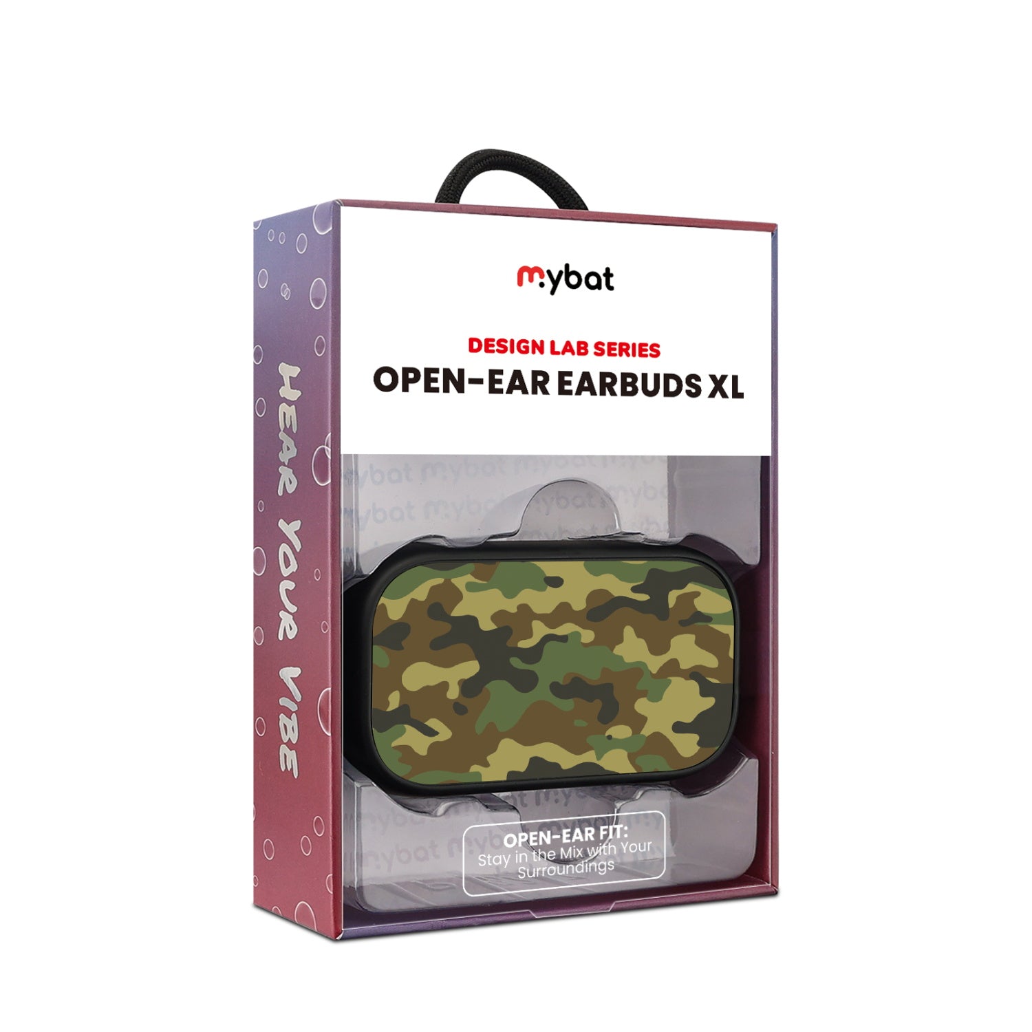 MyBat Design Lab Open-Ear Earbuds XL - Black - Military Camouflage - MFHSBTST271-119-10.jpg