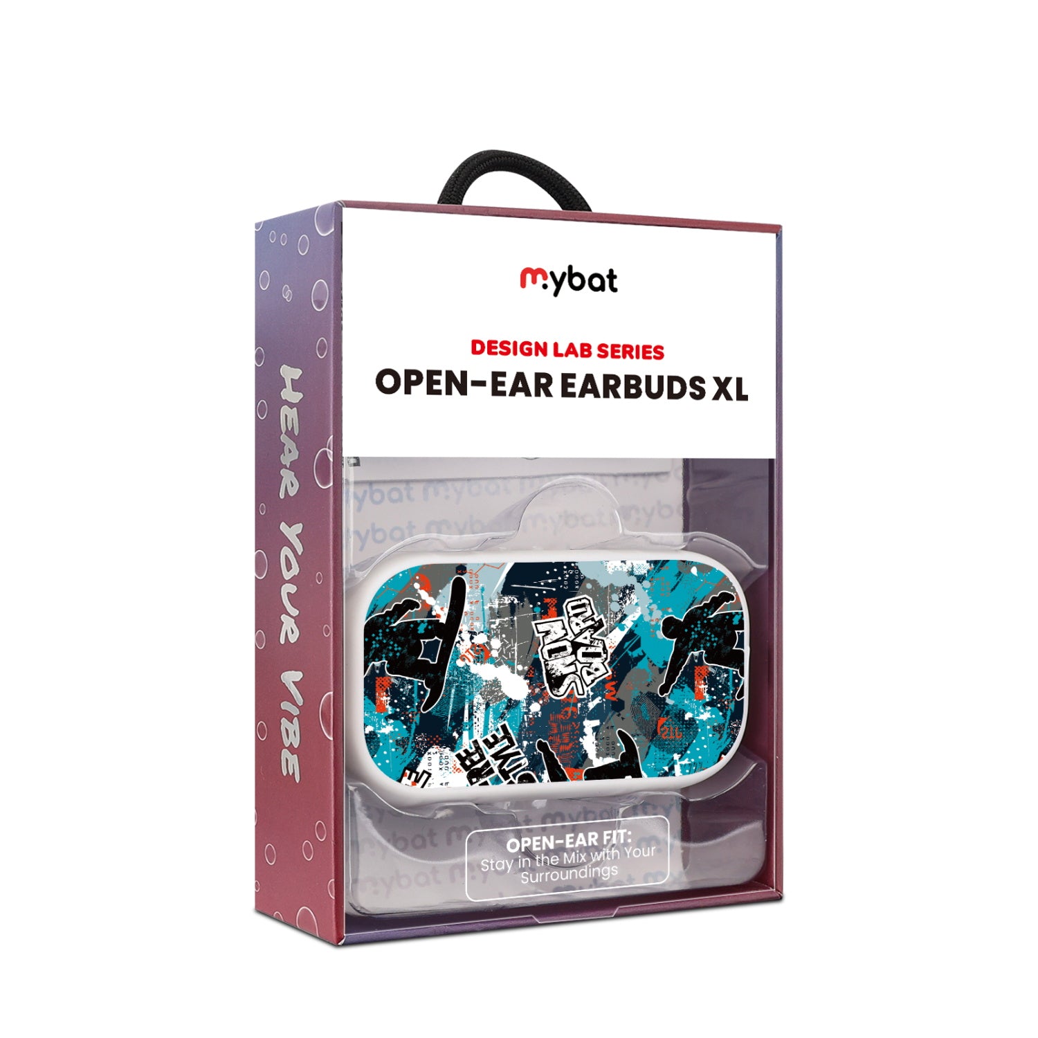 MyBat Design Lab Open-Ear Earbuds XL - White - Shredding Freestyle - MFHSBTST272-326-10.jpg