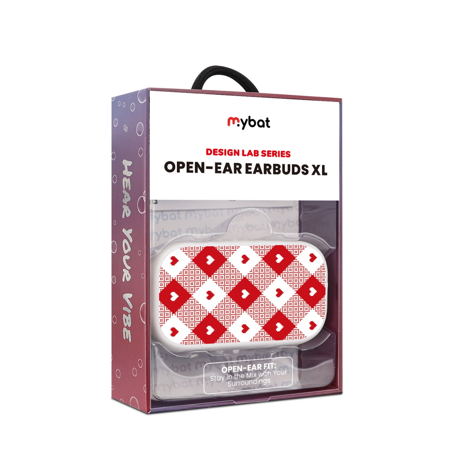 MyBat Design Lab Open-Ear Earbuds XL - White - Knit with Love - MFHSBTST272-330-10.jpg