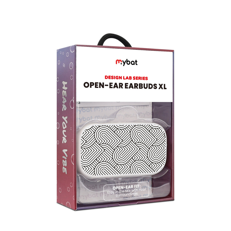 MyBat Design Lab Open-Ear Earbuds XL - White - Hearts Aligned - MFHSBTST272-331-10.jpg