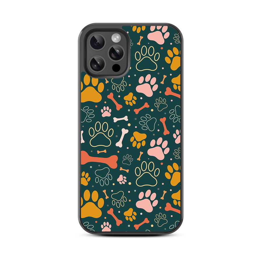 MyBat Design Lab Series Case for Apple iPhone 12 / 12 Pro (6.1) - Paw Prints & Bones - MIP12PCSLESM003-3.jpg
