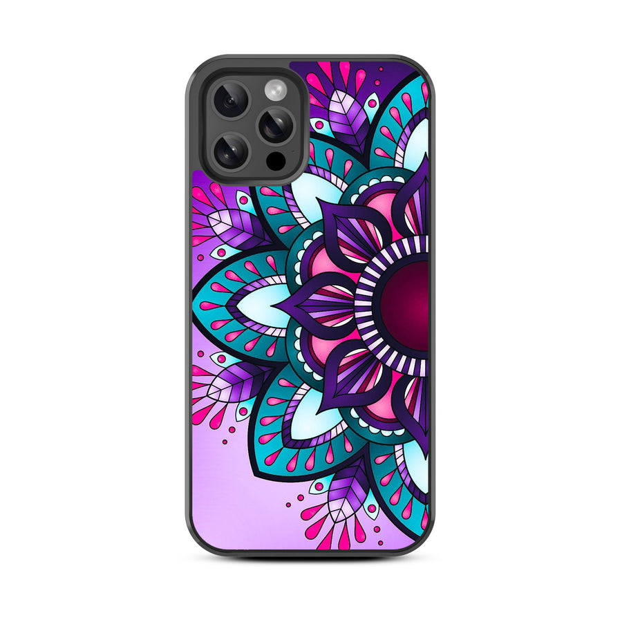 MyBat Design Lab Series Case for Apple iPhone 12 / 12 Pro (6.1) - Flower Mandala - MIP12PCSLESM112-3.jpg