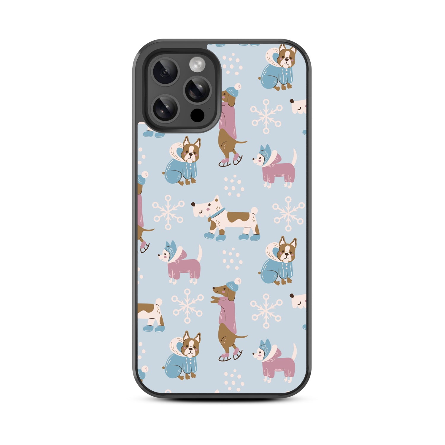 MyBat Design Lab Series Case for Apple iPhone 12 / 12 Pro (6.1) - Puppy Snow Play - MIP12PCSLESM299-3.jpg