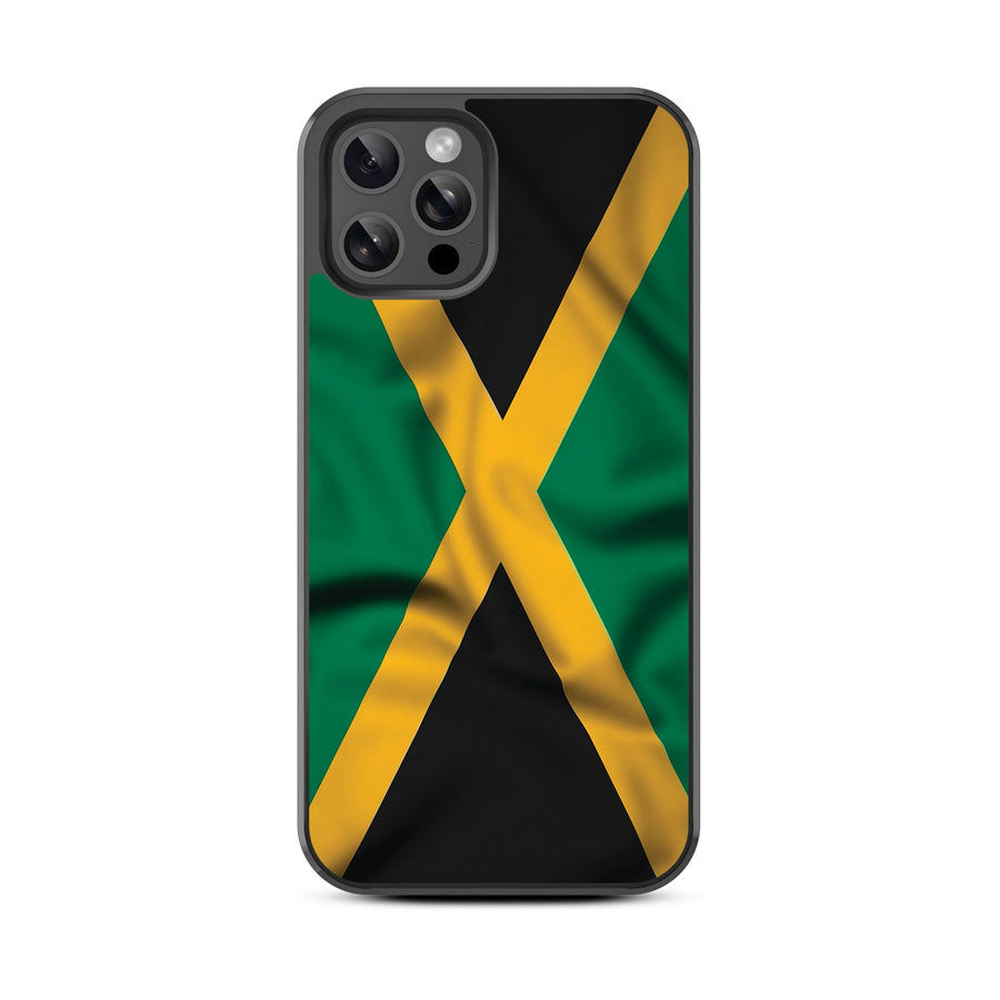 MyBat Design Lab Series Case for Apple iPhone 12 / 12 Pro (6.1) - Jamaica Flag - MIP12PCSLESM310-3.jpg