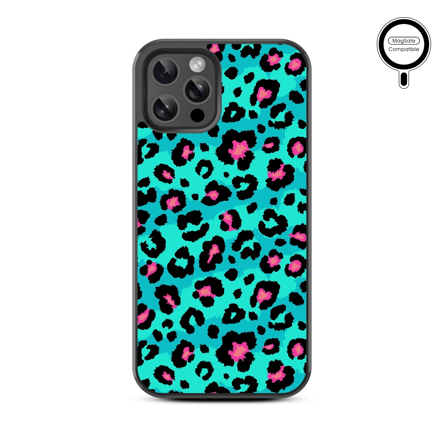 MyBat Design Lab Series MagSafe Case for Apple iPhone 12 / 12 Pro (6.1) - Multicolor Leopard - MIP12PCSLESMSM004-3.jpg