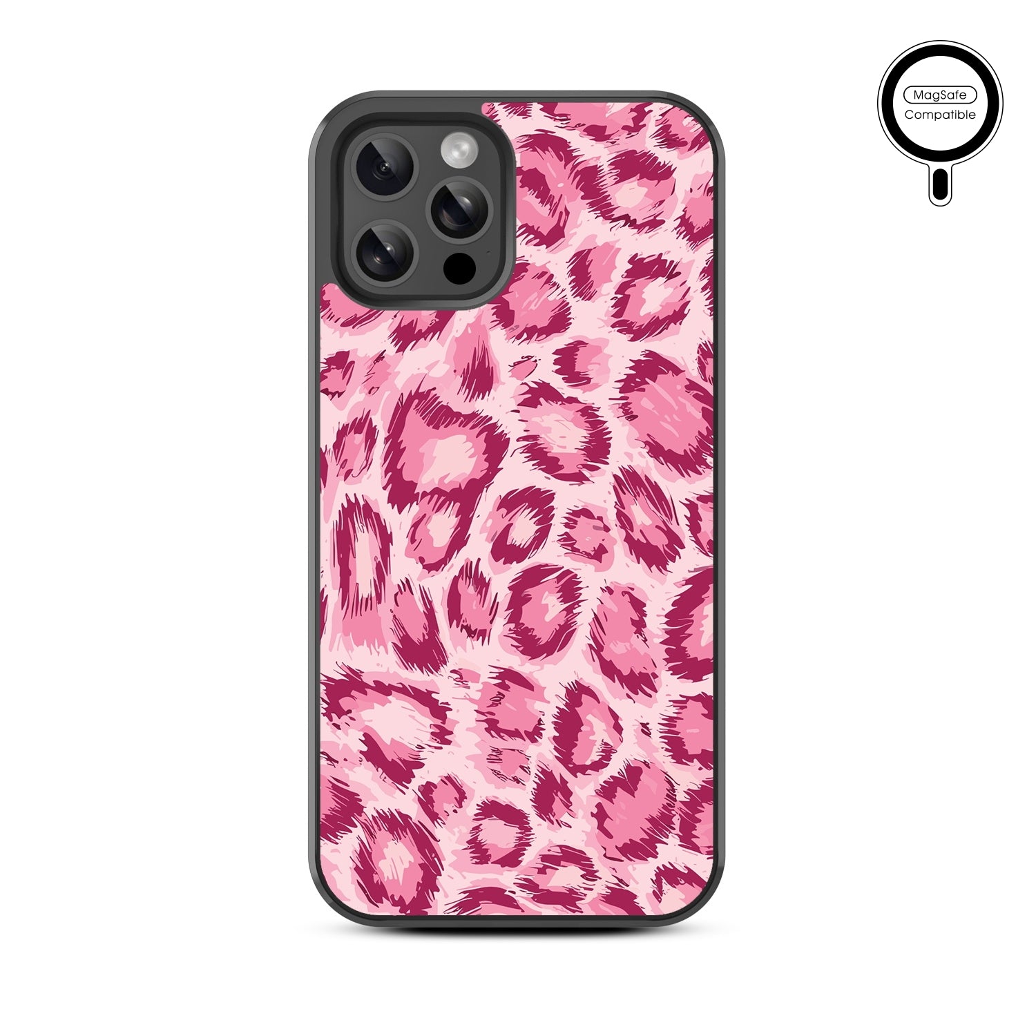 MyBat Design Lab Series MagSafe Case for Apple iPhone 12 / 12 Pro (6.1) - Pink Leopard Print - MIP12PCSLESMSM007-3.jpg