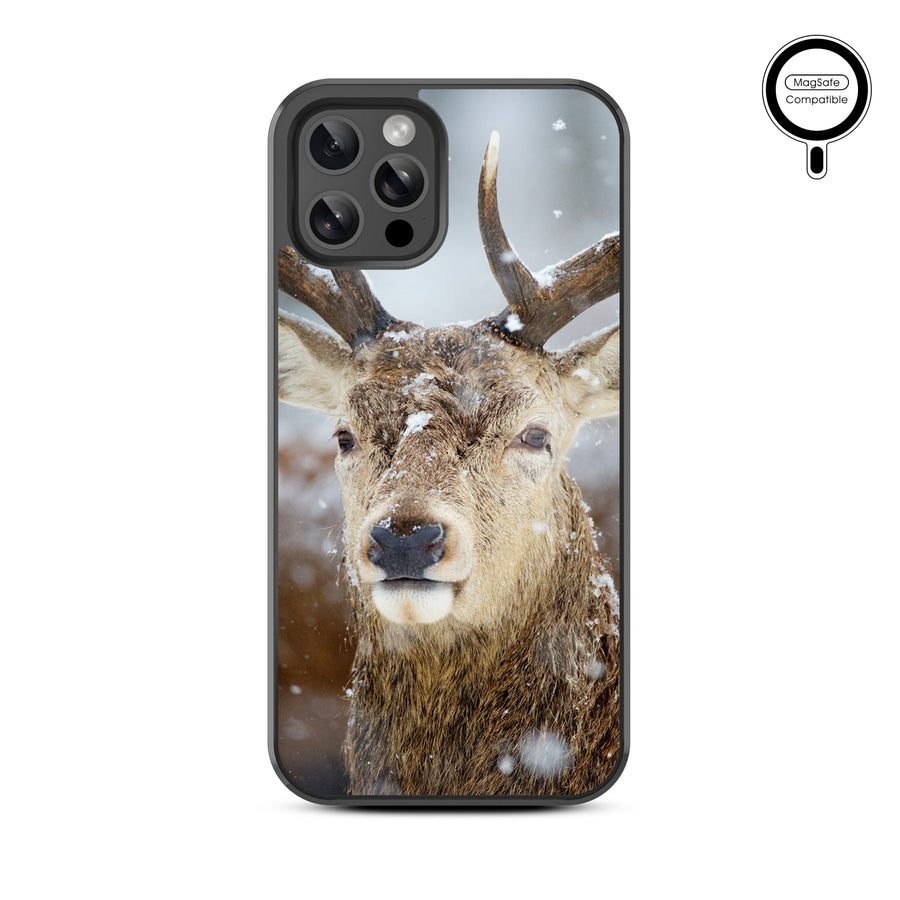 MyBat Design Lab Series MagSafe Case for Apple iPhone 12 / 12 Pro (6.1) - Deer in Winter - MIP12PCSLESMSM024-3.jpg