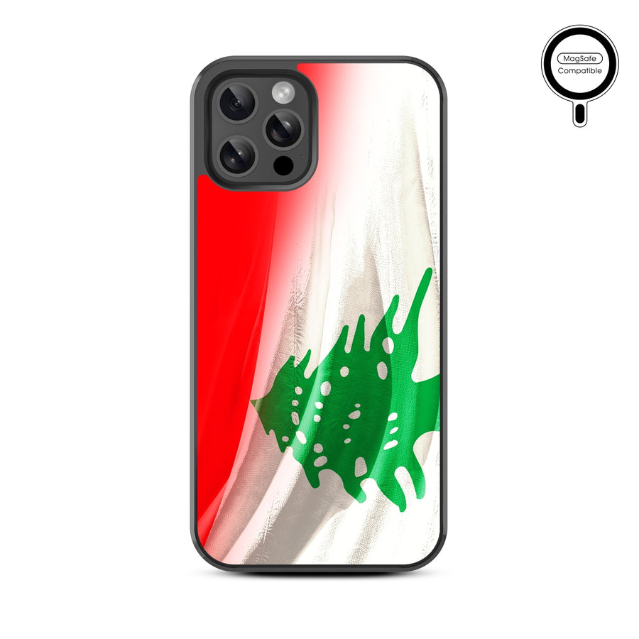 MyBat Design Lab Series MagSafe Case for Apple iPhone 12 / 12 Pro (6.1) - Lebanese Flag - MIP12PCSLESMSM033-3.jpg