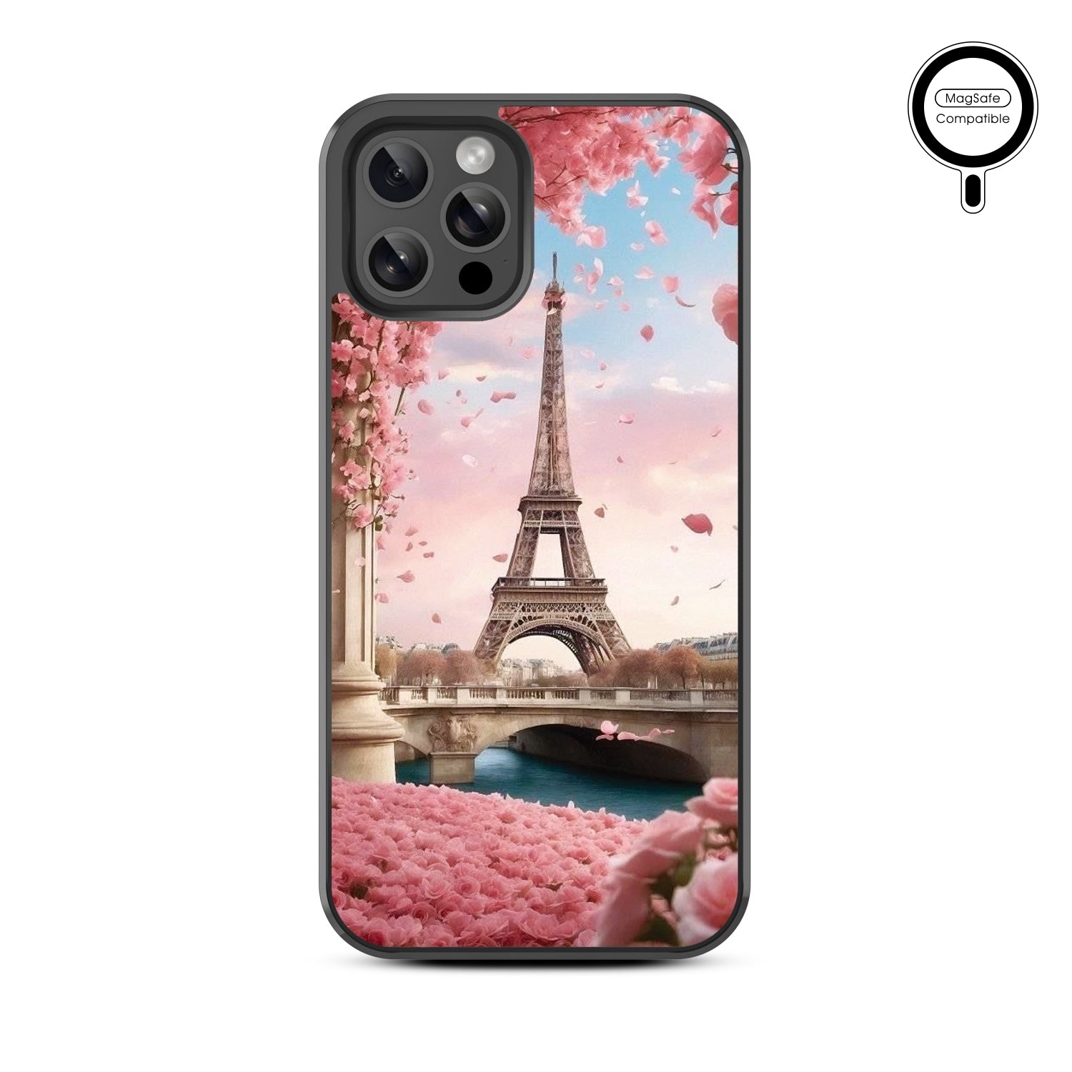 MyBat Design Lab Series MagSafe Case for Apple iPhone 12 / 12 Pro (6.1) - Paris In Bloom - MIP12PCSLESMSM183-3.jpg