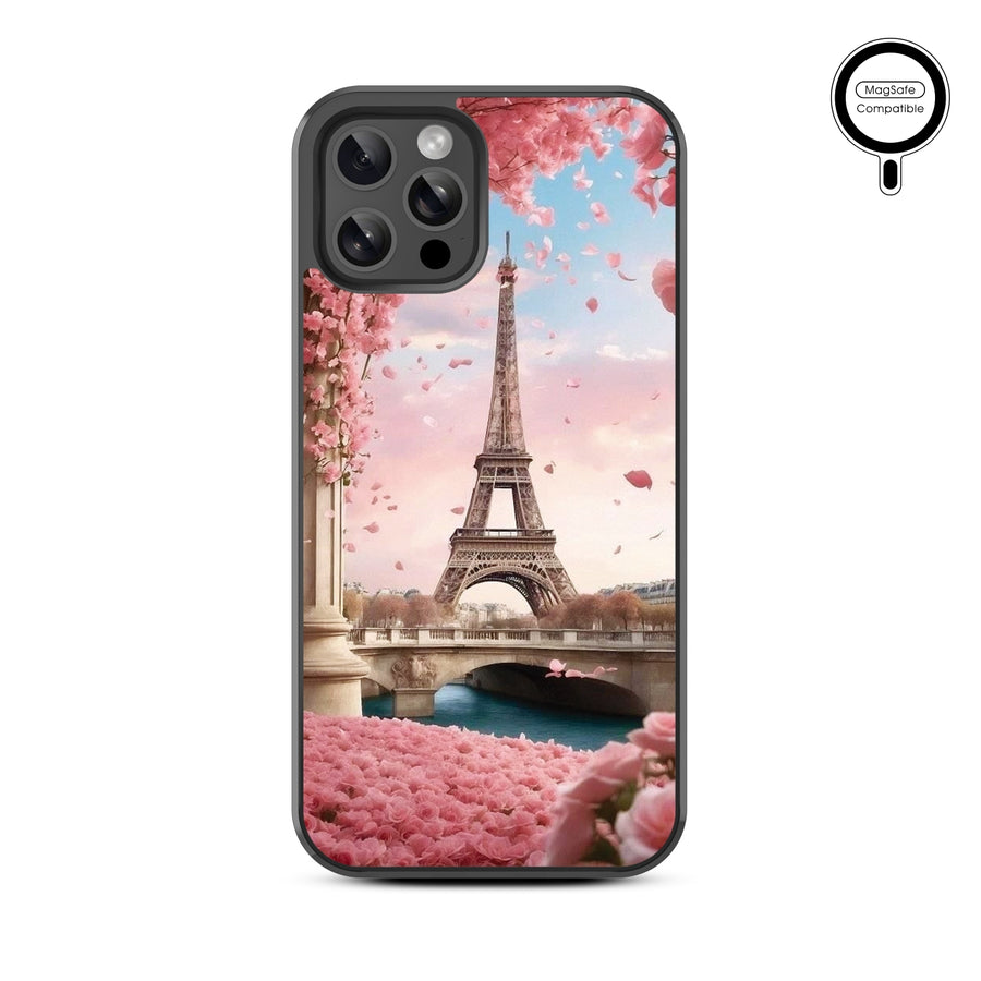 MyBat Design Lab Series MagSafe Case for Apple iPhone 12 / 12 Pro (6.1) - Paris In Bloom - MIP12PCSLESMSM183-3.jpg
