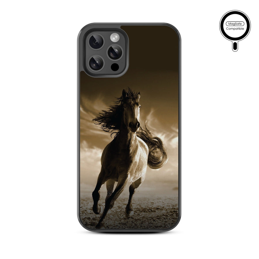 MyBat Design Lab Series MagSafe Case for Apple iPhone 12 / 12 Pro (6.1) - Wild Horse - MIP12PCSLESMSM212-3.jpg
