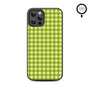 MyBat Design Lab Series MagSafe Case for Apple iPhone 12 / 12 Pro - Green Gingham - MIP12PCSLESMSM476-3.jpg