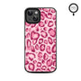 MyBat Design Lab Series MagSafe Case for Apple iPhone 17e / 16e / 14 / 13 - Pink Leopard Print - MIP13CSLESMSM007-3.jpg
