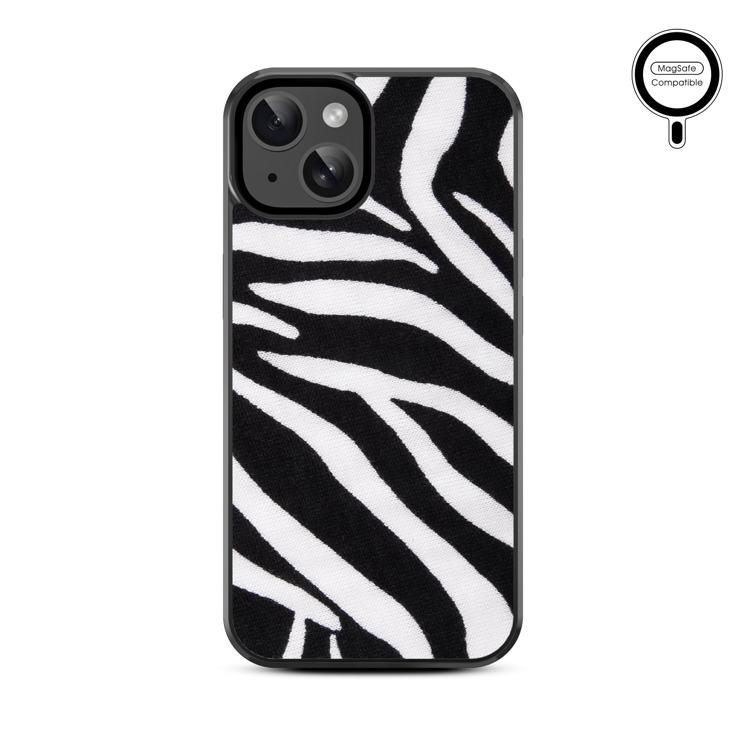 MyBat Design Lab Series MagSafe Case for Apple iPhone 17e / 16e / 14 / 13 - Zebra Print - MIP13CSLESMSM009-3.jpg