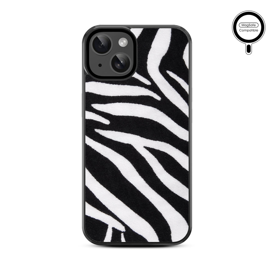 MyBat Design Lab Series MagSafe Case for Apple iPhone 17e / 16e / 14 / 13 - Zebra Print - MIP13CSLESMSM009-3.jpg
