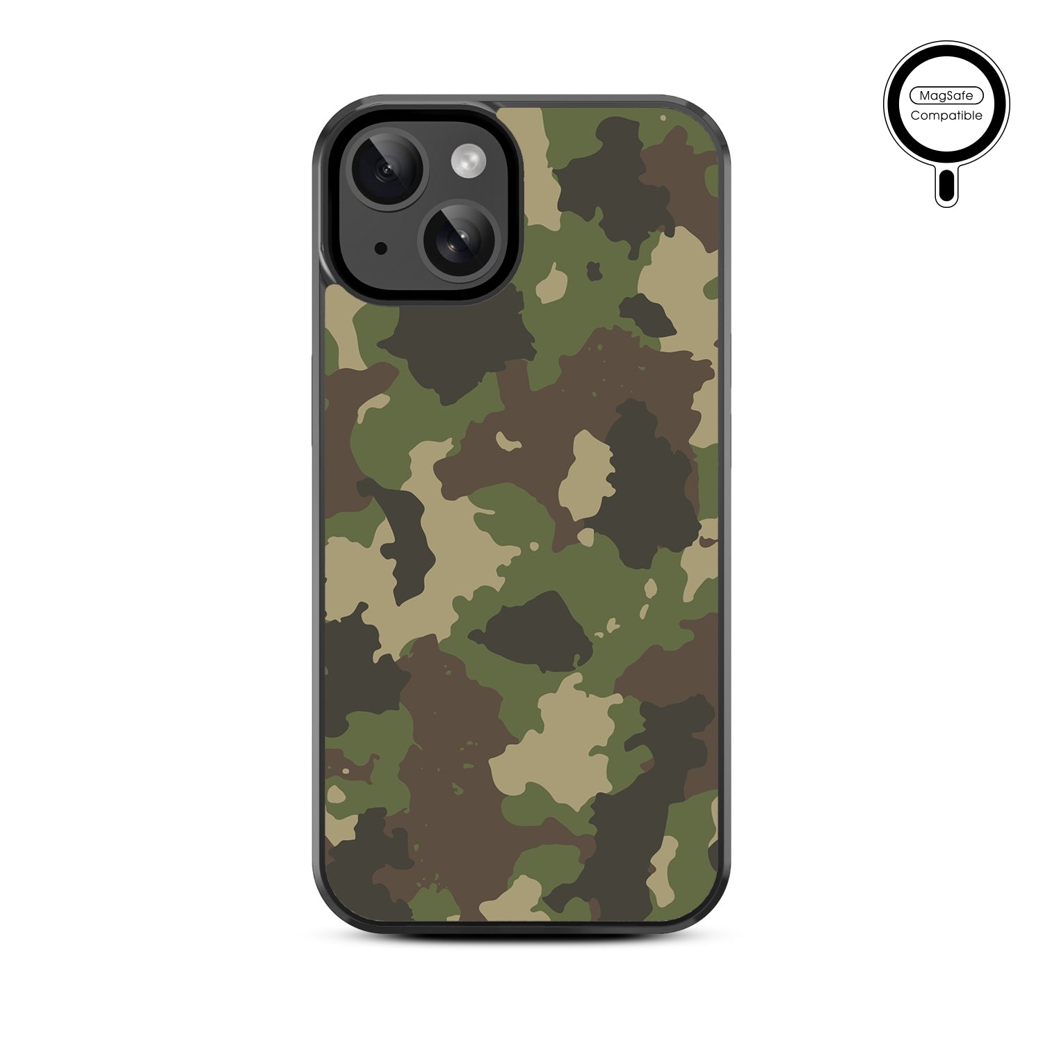 MyBat Design Lab Series MagSafe Case for Apple iPhone 17e / 16e / 14 / 13 - Army Camouflage - MIP13CSLESMSM120-3.jpg