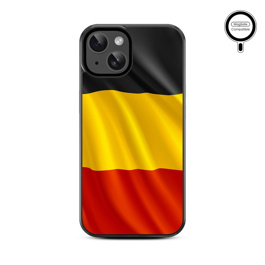 MyBat Design Lab Series MagSafe Case for Apple iPhone 17e / 16e / 14 / 13 - Belgium Flag - MIP13CSLESMSM142-3.jpg