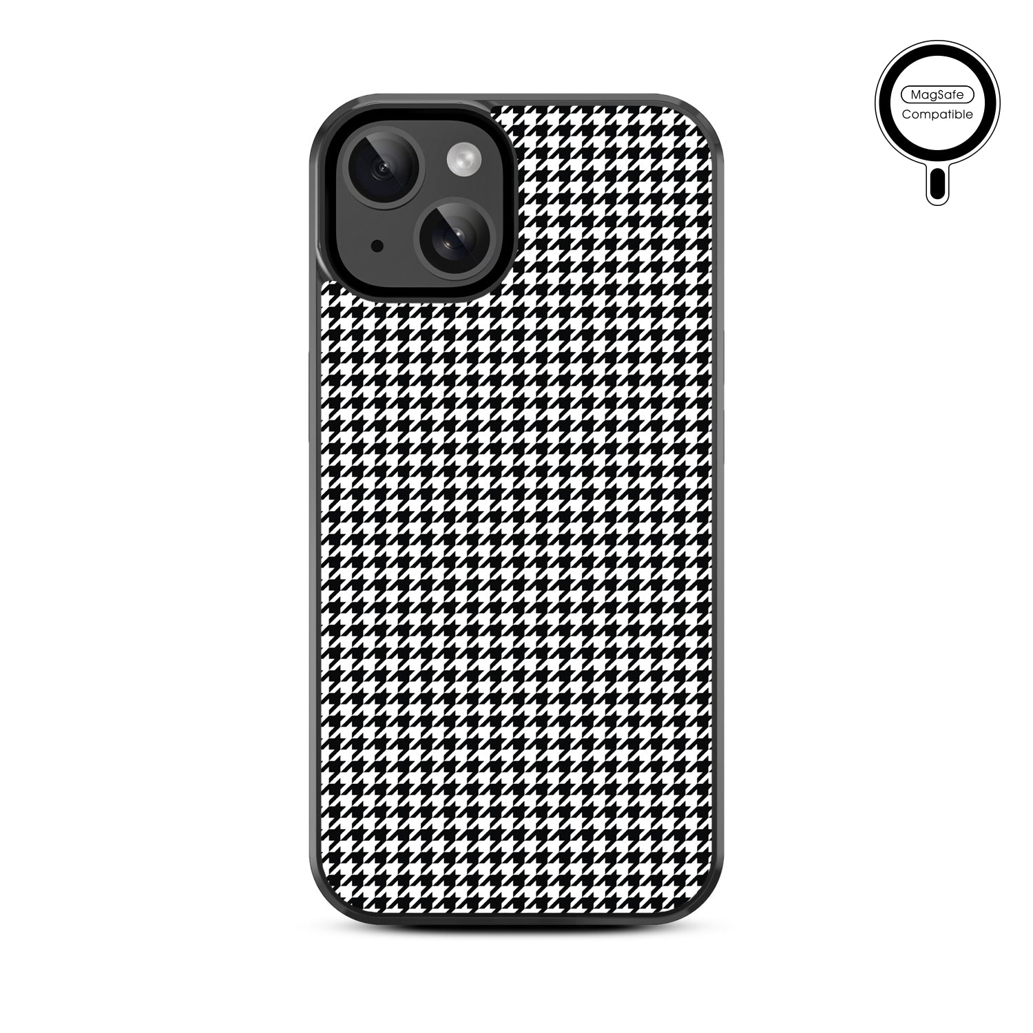 MyBat Design Lab Series MagSafe Case for Apple iPhone 17e / 16e / 14 / 13 - Classic Houndstooth - MIP13CSLESMSM215-3.jpg