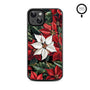MyBat Design Lab Series MagSafe Case for Apple iPhone 17e / 16e / 14 / 13 - Christmas Poinsettias - MIP13CSLESMSM301-3.jpg