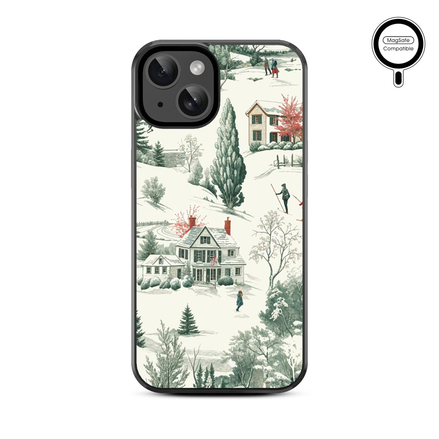 MyBat Design Lab Series MagSafe Case for Apple iPhone 17e / 16e / 14 / 13 - Ski Lodge - MIP13CSLESMSM320-3.jpg