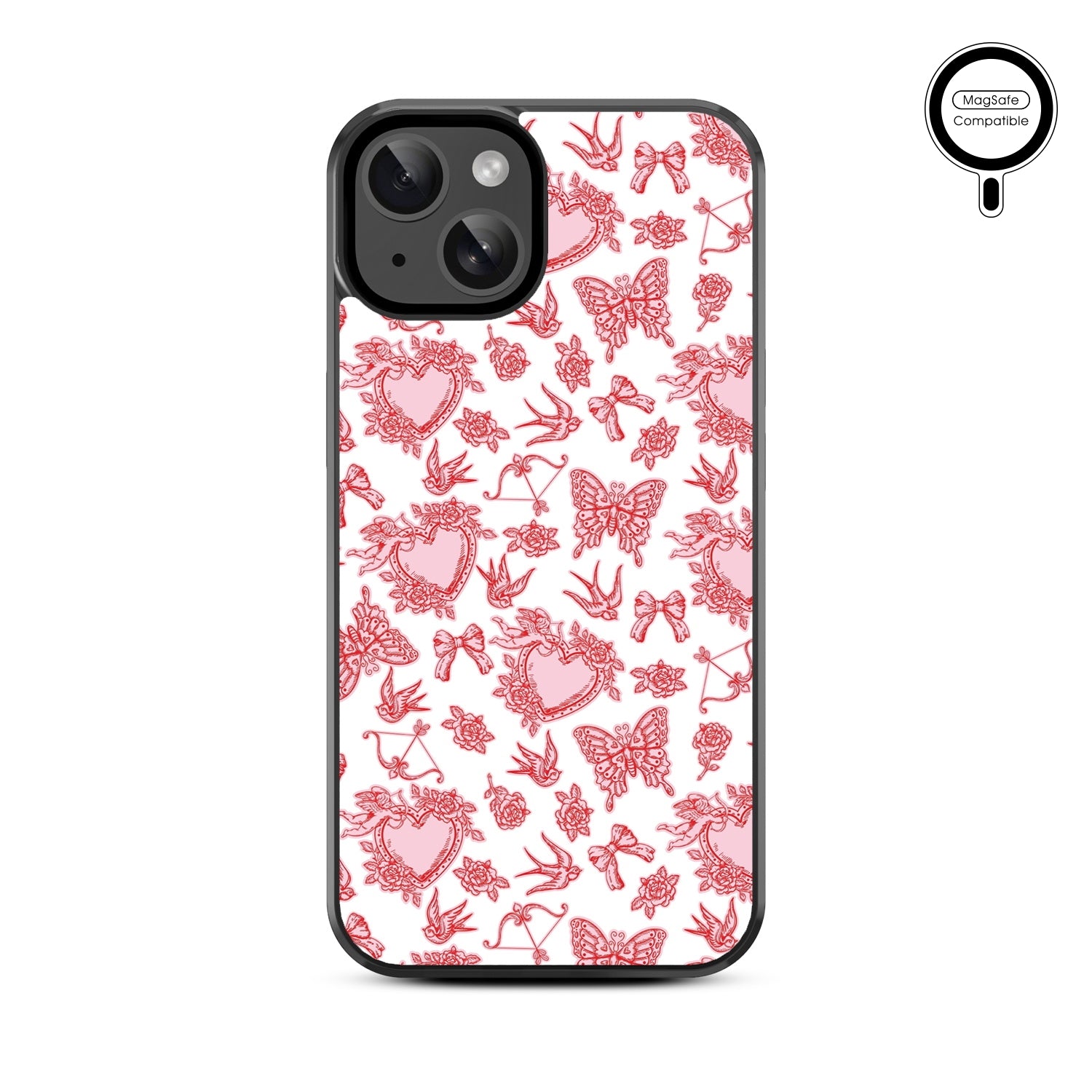 MyBat Design Lab Series MagSafe Case for Apple iPhone 17e / 16e / 14 / 13 - Sending Love - MIP13CSLESMSM332-3.jpg