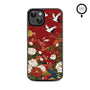 MyBat Design Lab Series MagSafe Case for Apple iPhone 17e / 16e / 14 / 13 - Crane and Koi Fish - MIP13CSLESMSM391-3.jpg