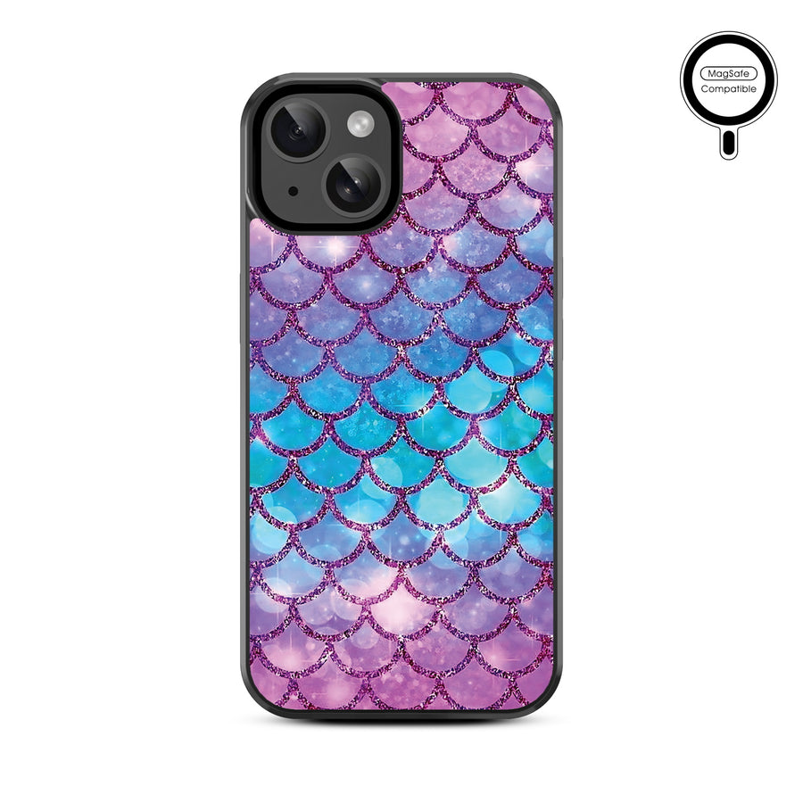 MyBat Design Lab Series MagSafe Case for Apple iPhone 17e / 16e / 14 / 13 - Mermaid Scales - MIP13CSLESMSM458-3.jpg
