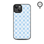 MyBat Design Lab Series MagSafe Case for Apple iPhone 17e / 16e / 14 / 13 - Sky Blue Check - MIP13CSLESMSM478-3.jpg