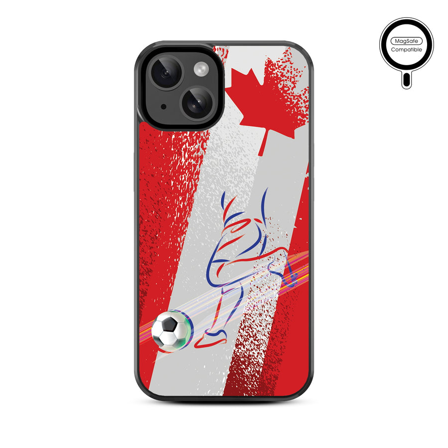 MyBat Design Lab Series MagSafe Case for Apple iPhone 17e / 16e / 14 / 13 – Canada Soccer - MIP13CSLESMSM506-3.jpg