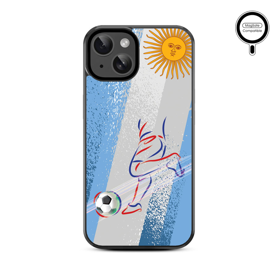 MyBat Design Lab Series MagSafe Case for Apple iPhone 17e / 16e / 14 / 13 – Argentina Soccer - MIP13CSLESMSM508-3.jpg