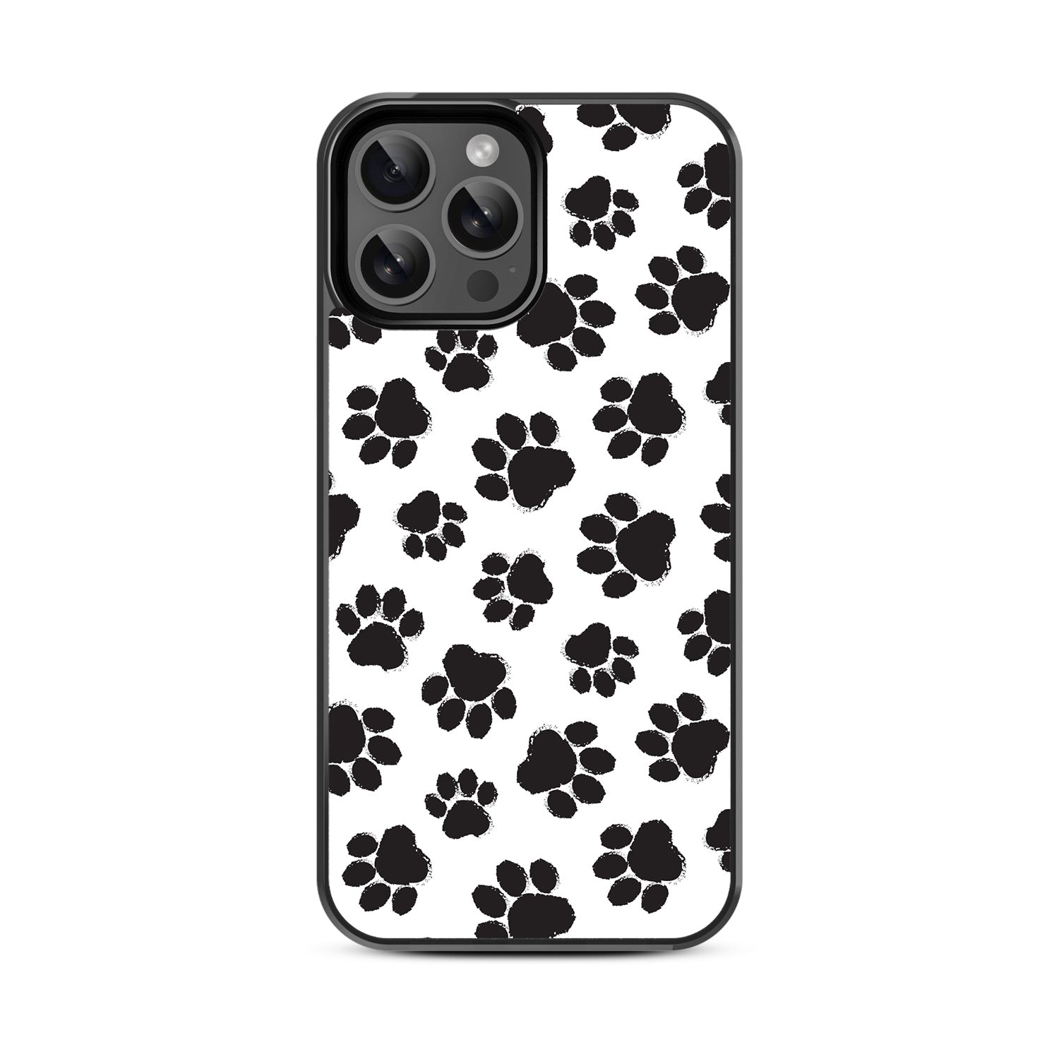 MyBat Design Lab Series Case for Apple iPhone 13 Pro Max (6.7) - Black Paw Prints - MIP13PMCSLESM002-3.jpg