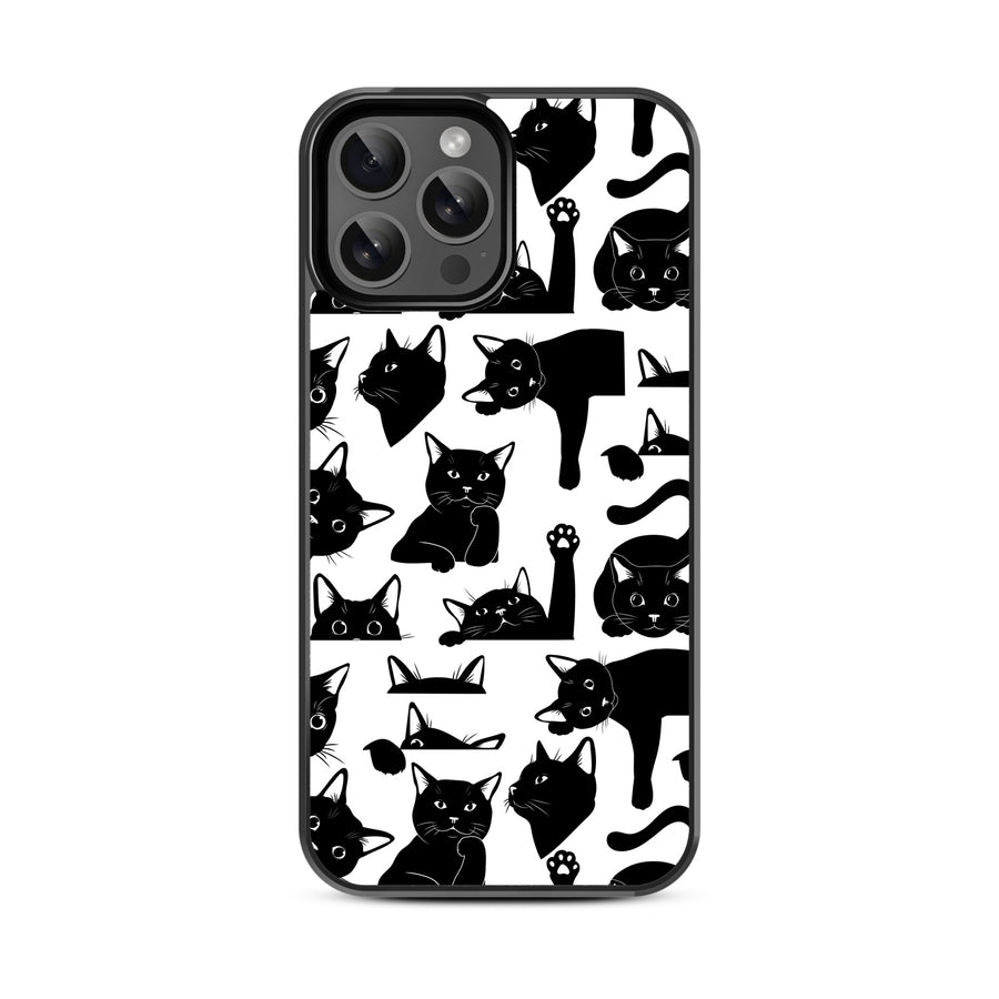 MyBat Design Lab Series Case for Apple iPhone 13 Pro Max (6.7) - Black Cats - MIP13PMCSLESM017-3.jpg