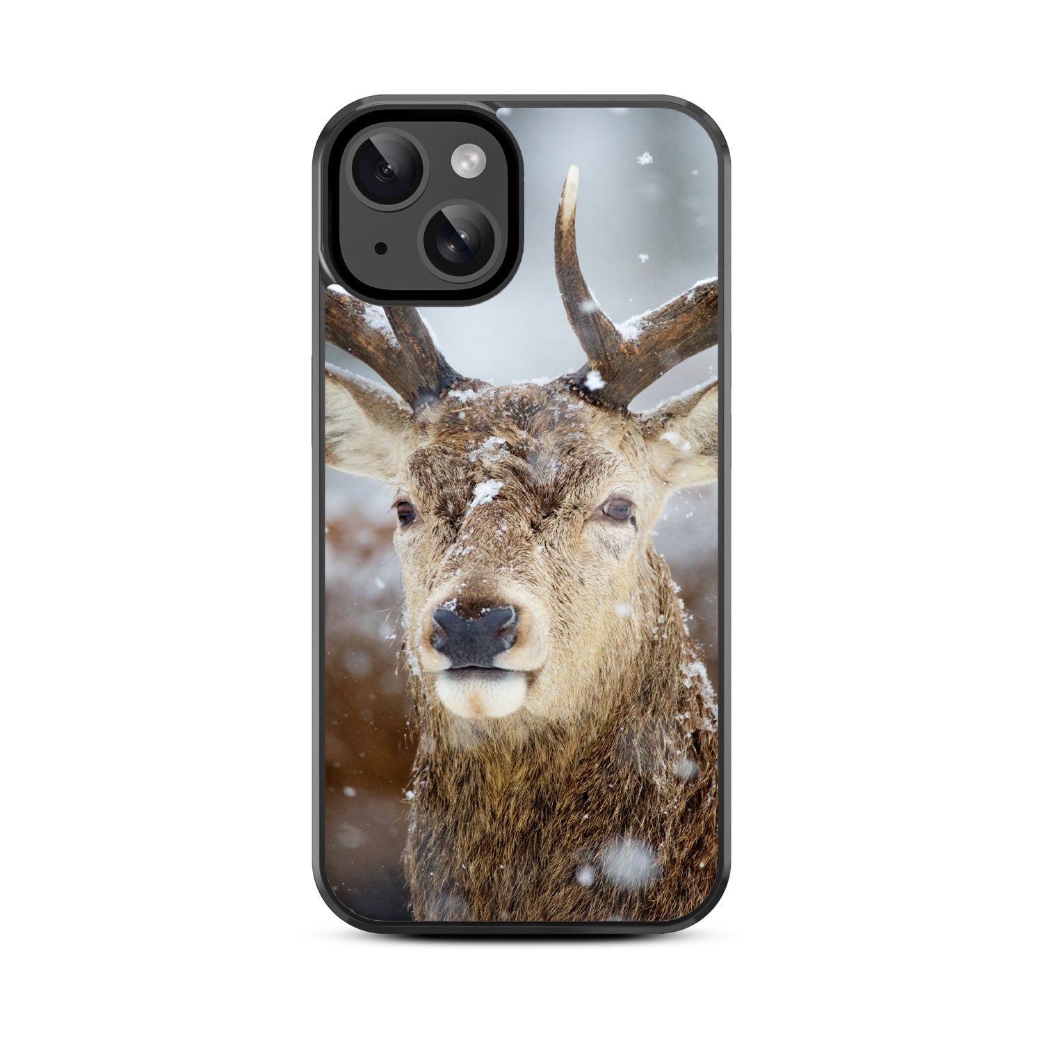 MyBat Design Lab Series Case for Apple iPhone 17e / 16e / 14 / 13 - Deer in Winter - MIP14CSLESM024-3.jpg