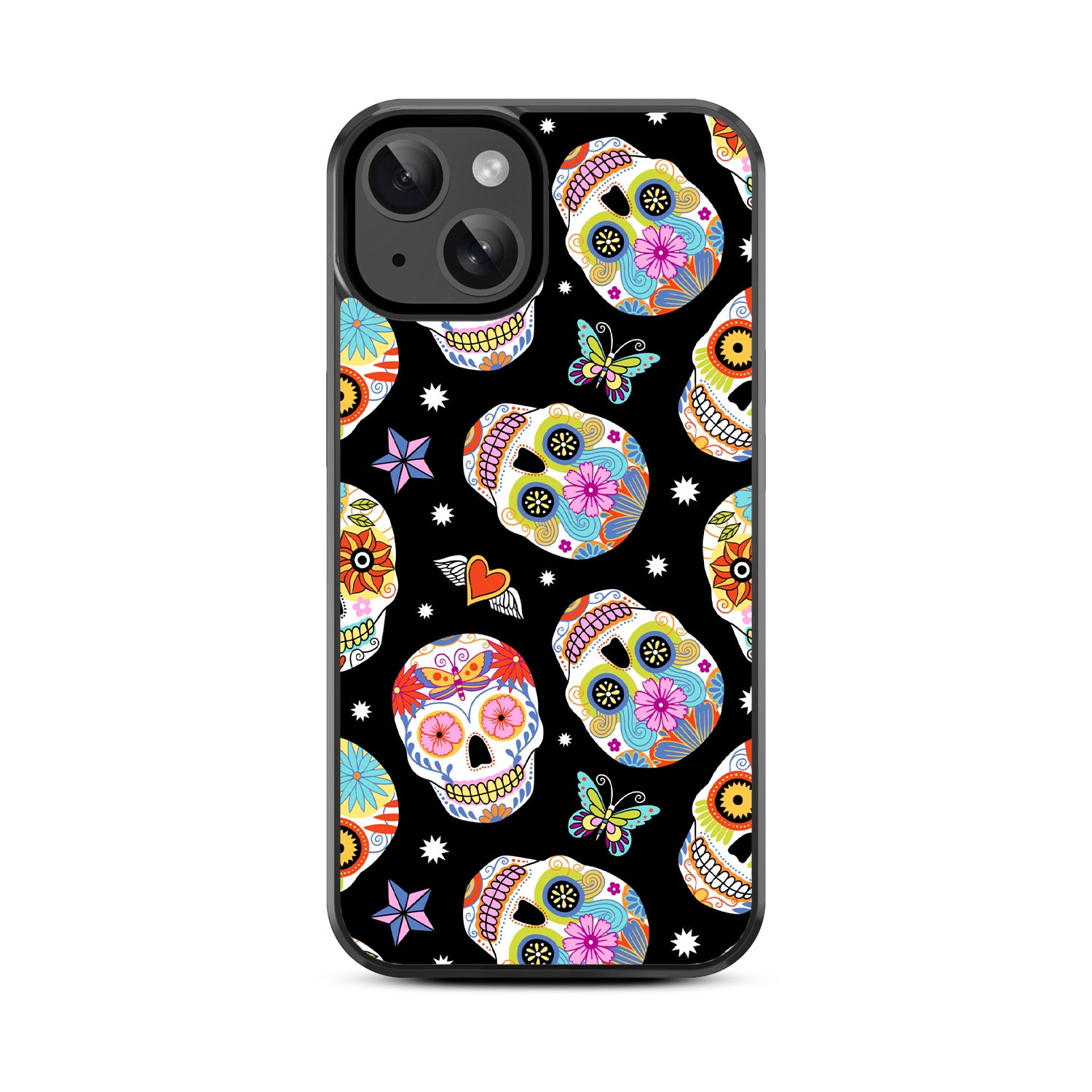 MyBat Design Lab Series Case for Apple iPhone 17e / 16e / 14 / 13 - Day of the Dead - MIP14CSLESM056-3.jpg