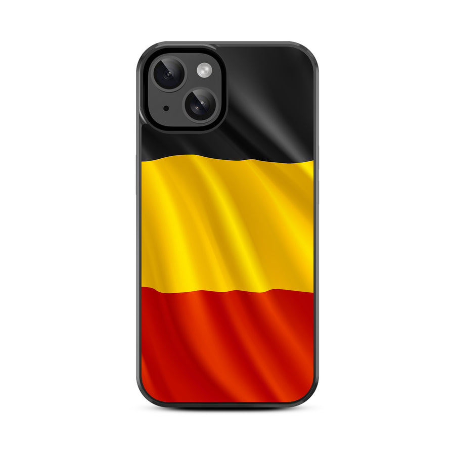 MyBat Design Lab Series Case for Apple iPhone 17e / 16e / 14 / 13 - Belgium Flag - MIP14CSLESM142-3.jpg
