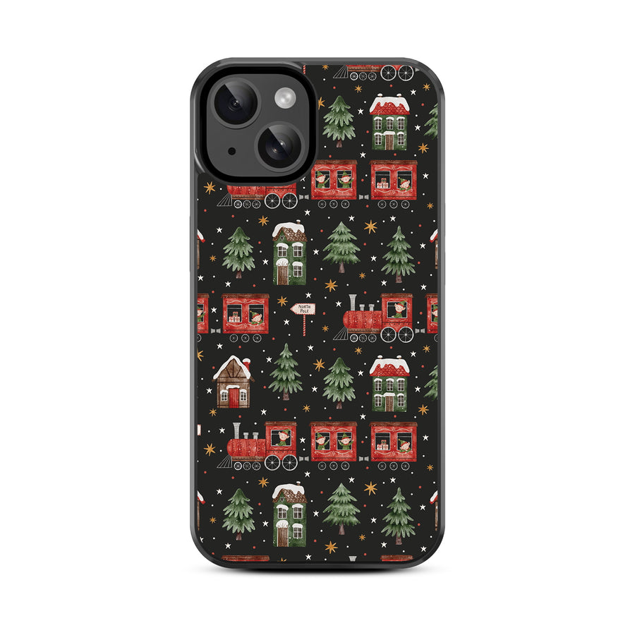 MyBat Design Lab Series Case for Apple iPhone 17e / 16e / 14 / 13 - Train Around the Tree - MIP14CSLESM295-3.jpg