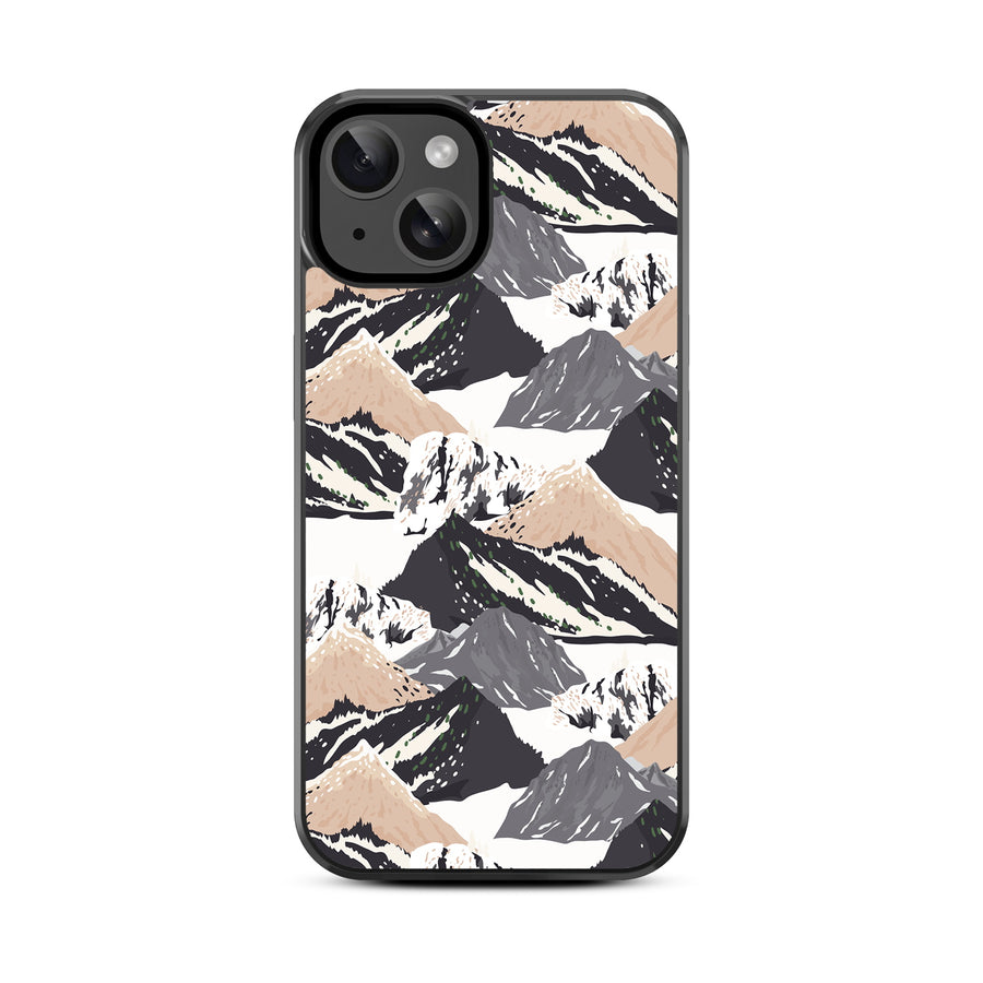MyBat Design Lab Series Case for Apple iPhone 17e / 16e / 14 / 13 - Rocky Peaks - MIP14CSLESM323-3.jpg