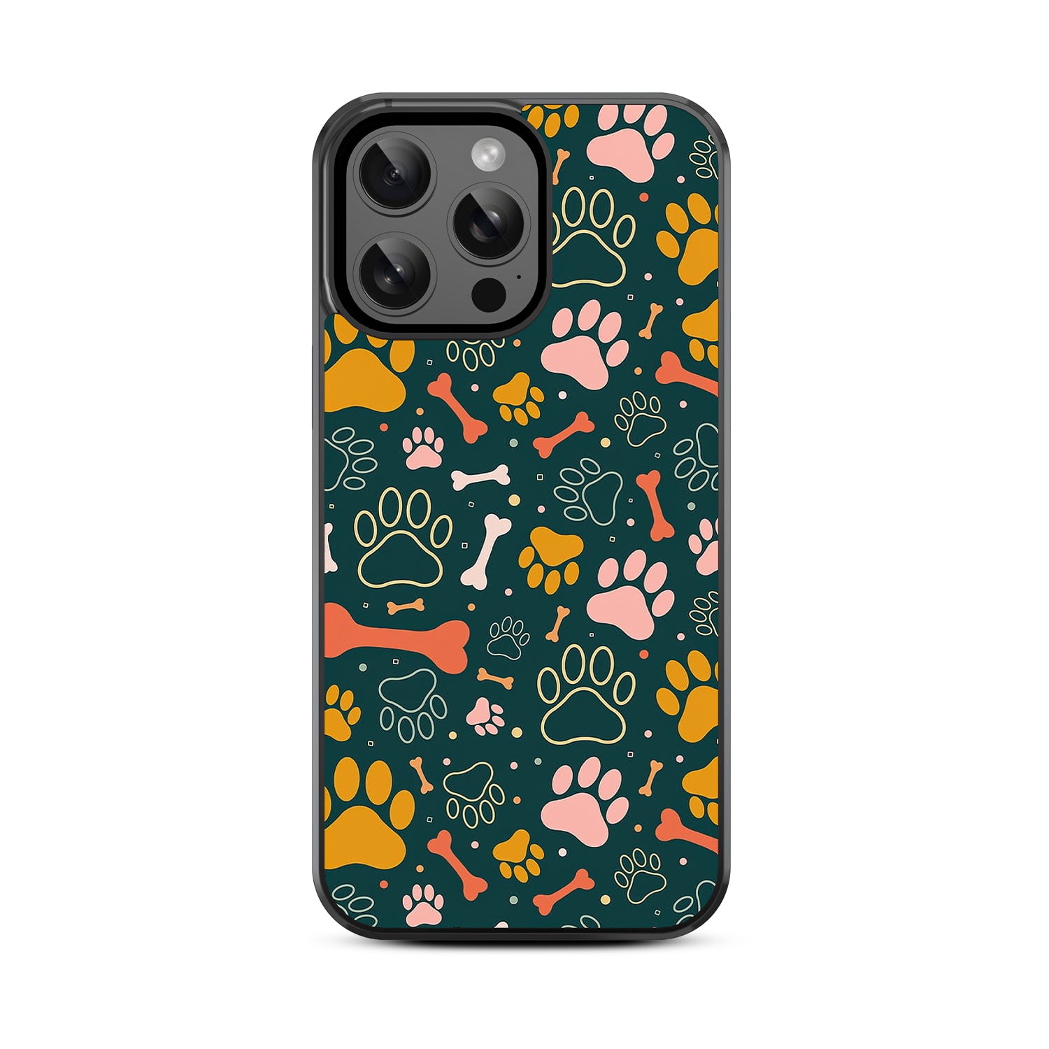 MyBat Design Lab Series Case for Apple iPhone 14 Pro (6.1) - Paw Prints & Bones - MIP14PCSLESM003-3.jpg