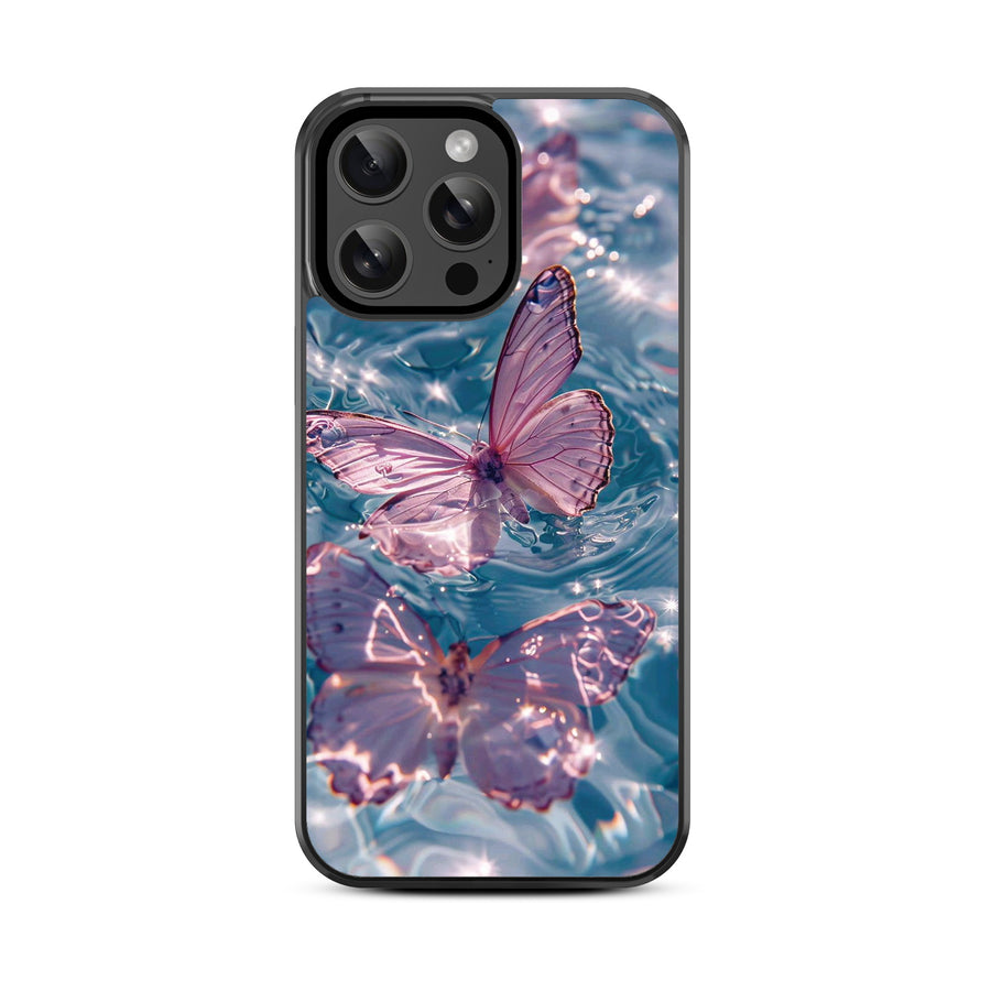 MyBat Design Lab Series Case for Apple iPhone 14 Pro (6.1) - Floating Butterflies - MIP14PCSLESM180-3.jpg