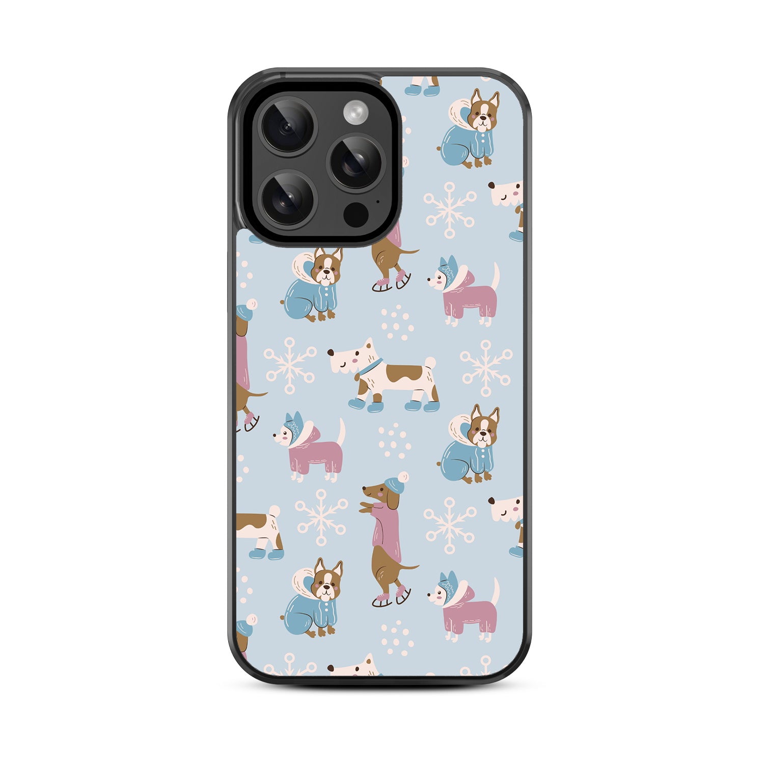 MyBat Design Lab Series Case for Apple iPhone 14 Pro Max (6.7) - Puppy Snow Play - MIP14PMCSLESM299-3.jpg