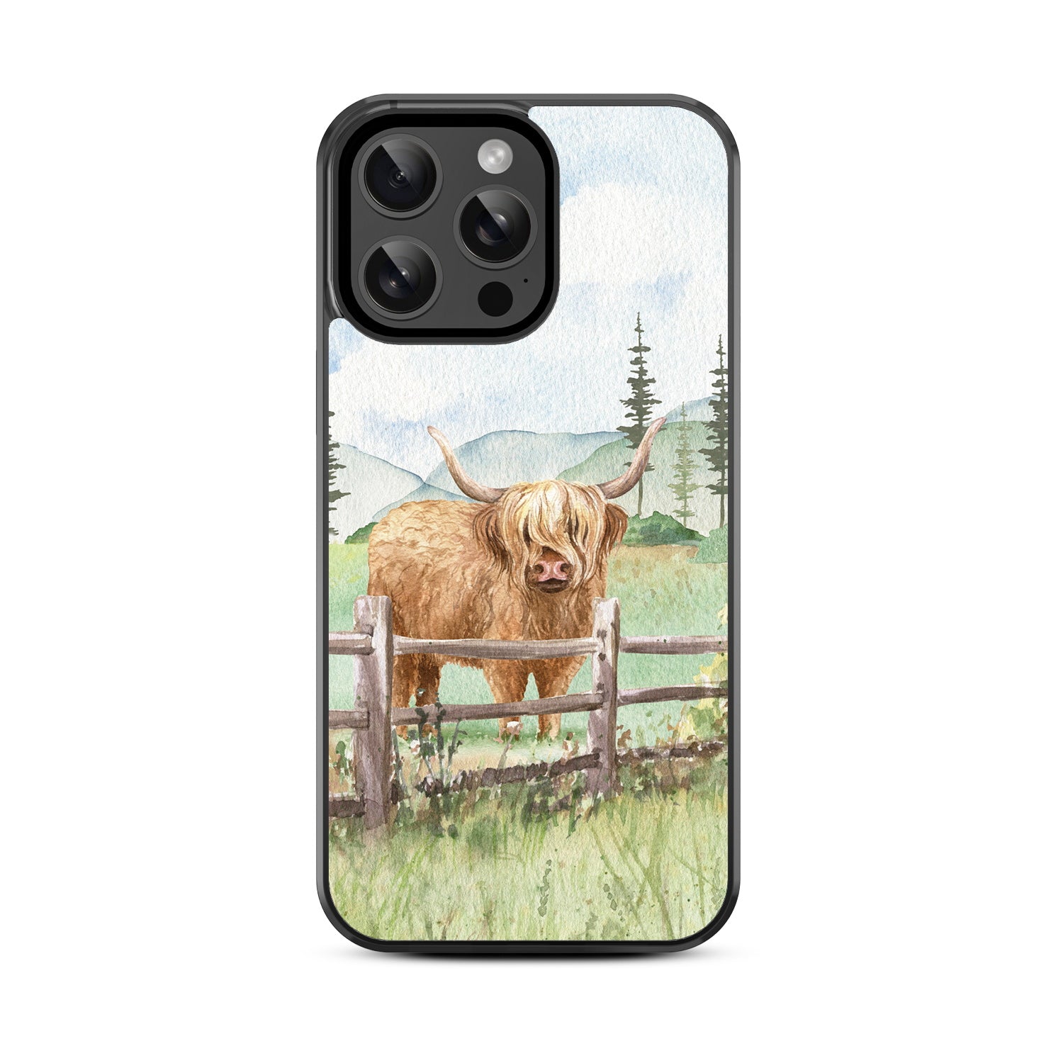 MyBat Design Lab Series Case for Apple iPhone 14 Pro Max - Highland Cow - MIP14PMCSLESM470-3.jpg