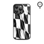 MyBat Design Lab Series MagSafe Case for Apple iPhone 14 Pro Max (6.7) - Racing Flag - MIP14PMCSLESMSM040-3.jpg