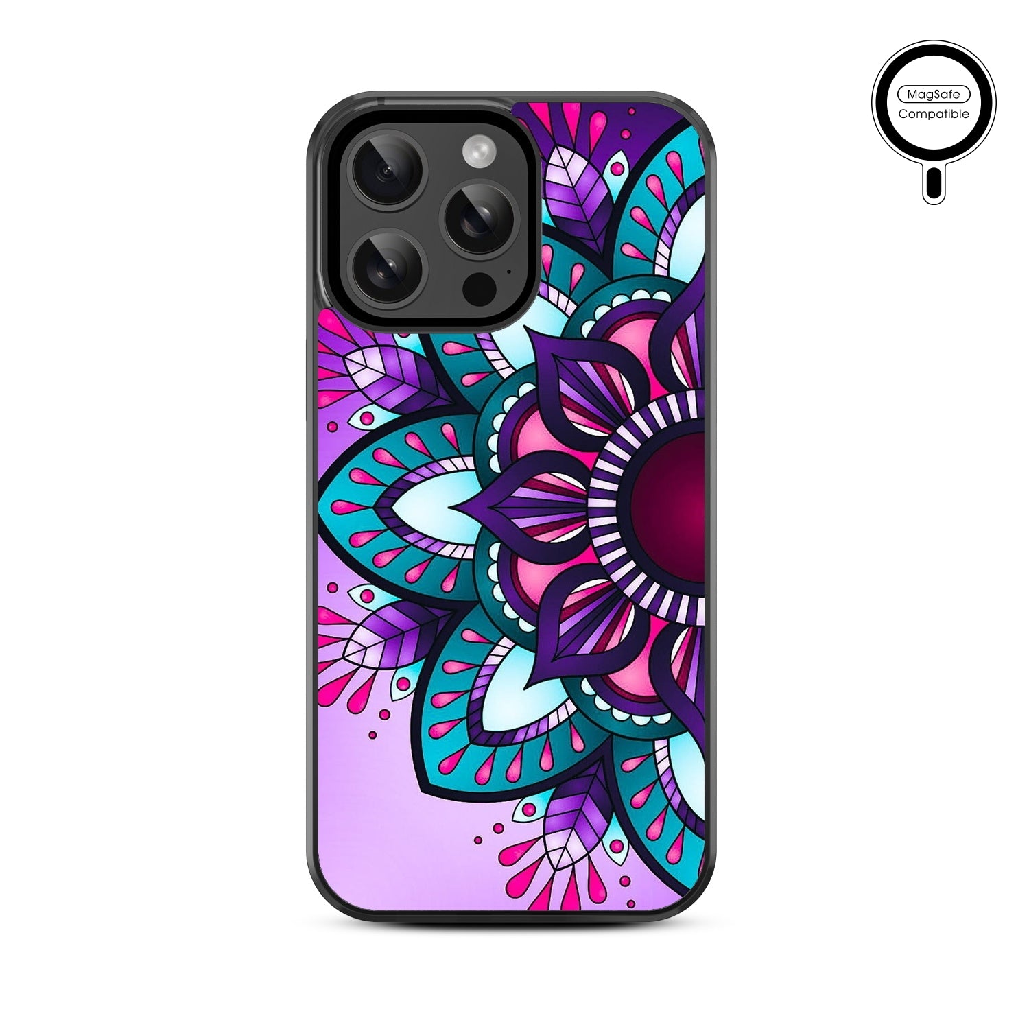MyBat Design Lab Series MagSafe Case for Apple iPhone 14 Pro Max (6.7) - Flower Mandala - MIP14PMCSLESMSM112-3.jpg