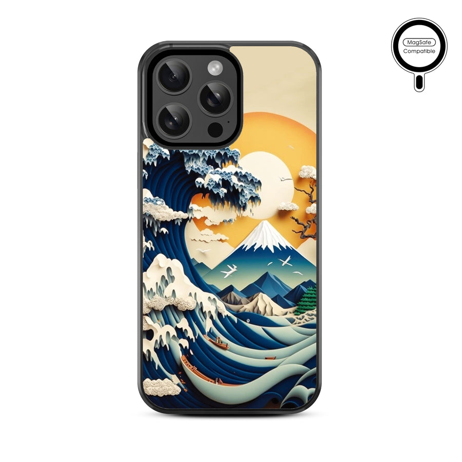 MyBat Design Lab Series MagSafe Case for Apple iPhone 14 Pro Max (6.7) - The Great Wave - MIP14PMCSLESMSM177-3.jpg