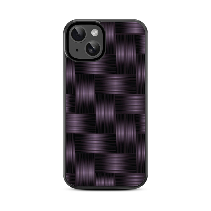 MyBat Design Lab Series Case for Apple iPhone 15 (6.1) - Woven Carbon Fiber - MIP15CSLESM085-3.jpg