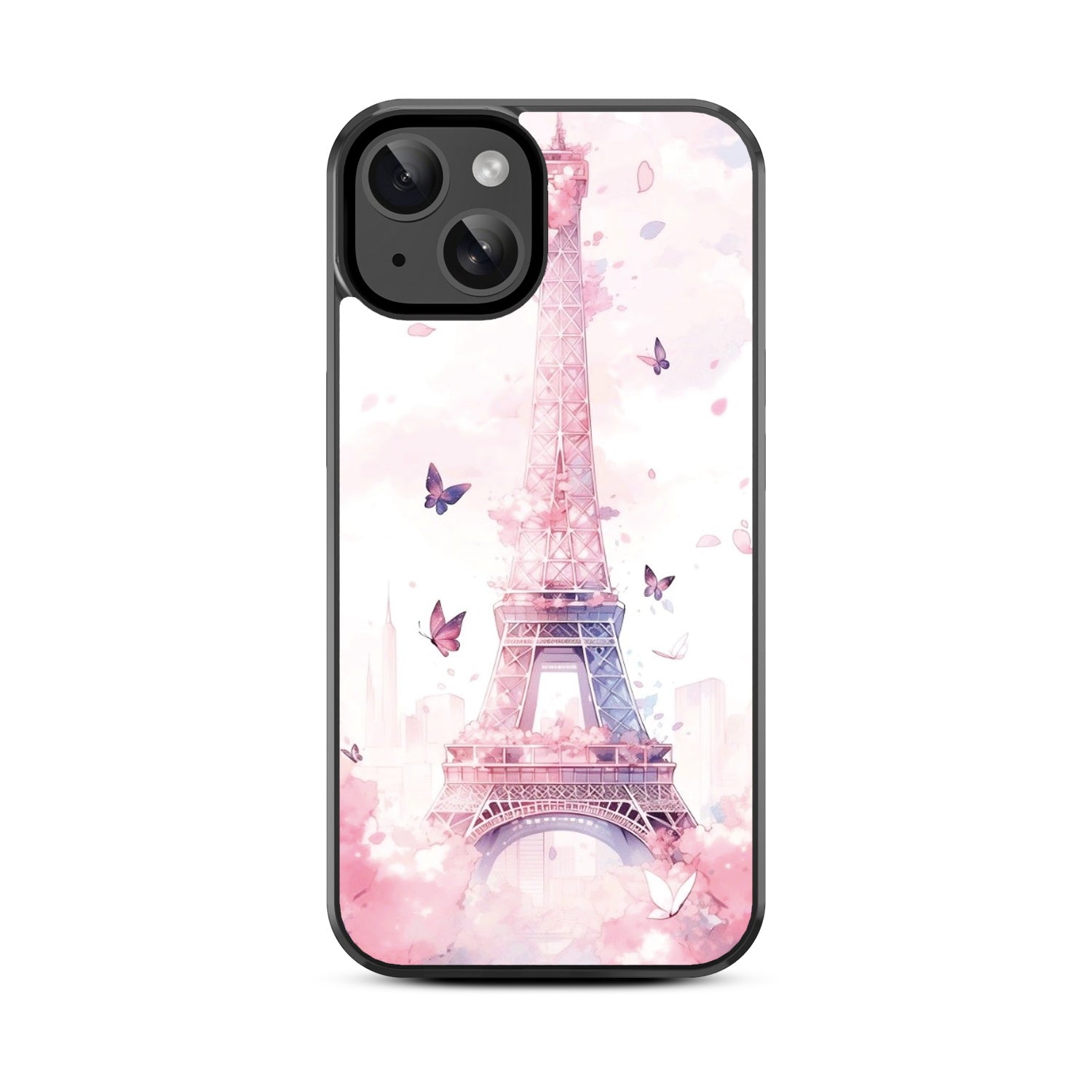 MyBat Design Lab Series Case for Apple iPhone 15 (6.1) - Parisian Butterflies - MIP15CSLESM182-3.jpg