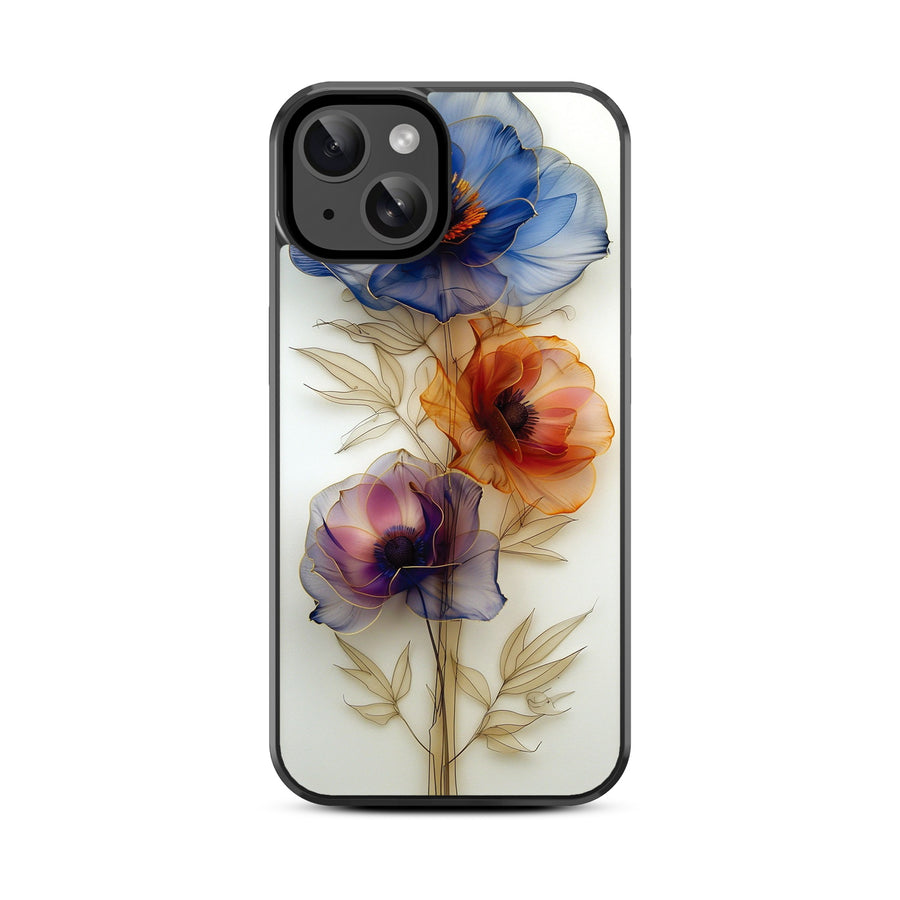 MyBat Design Lab Series Case for Apple iPhone 15 (6.1) - Pressed Flowers - MIP15CSLESM185-3.jpg