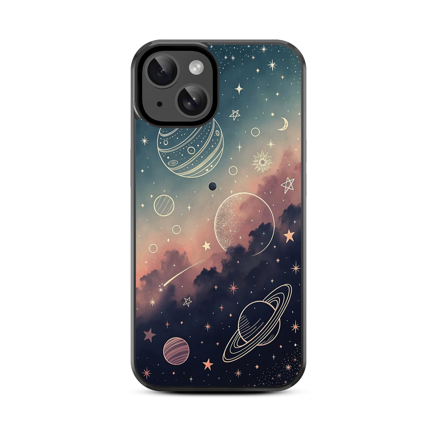 MyBat Design Lab Series Case for Apple iPhone 15 (6.1) - Planets and Stars - MIP15CSLESM356-3.jpg
