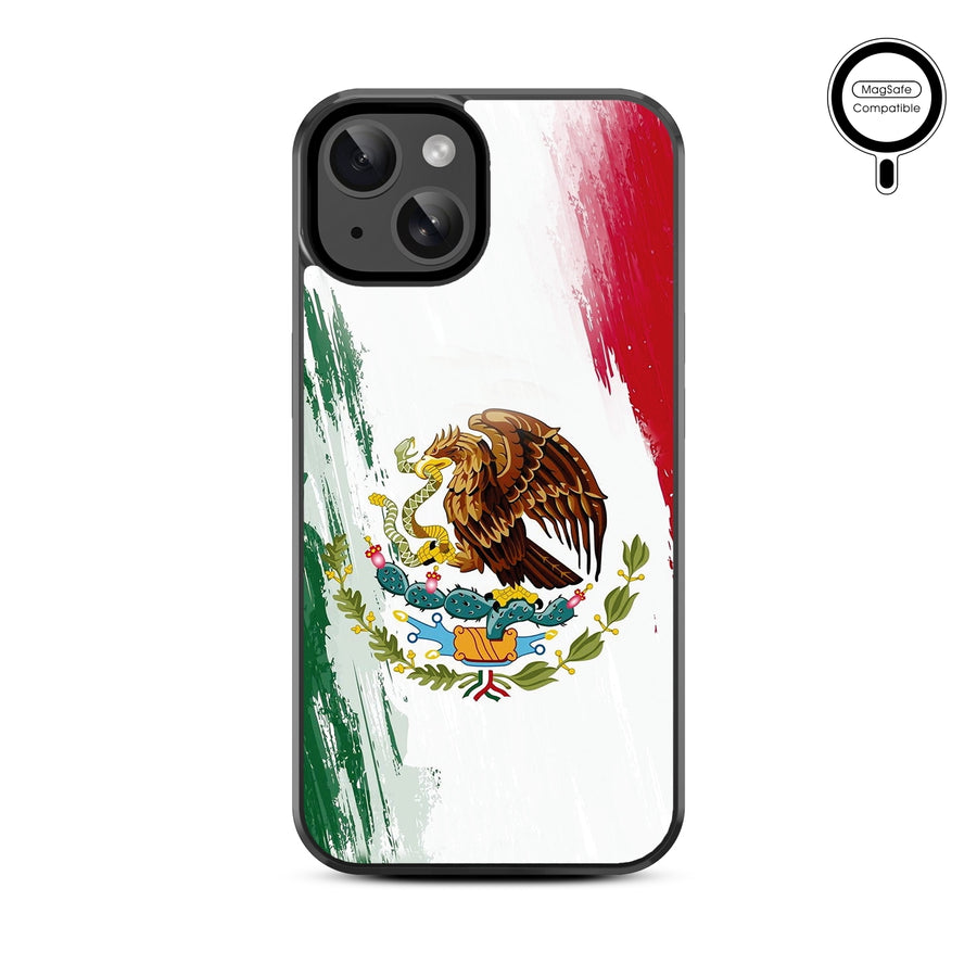 MyBat Design Lab Series MagSafe Case for Apple iPhone 15 (6.1) - Bandera de México - MIP15CSLESMSM174-3.jpg