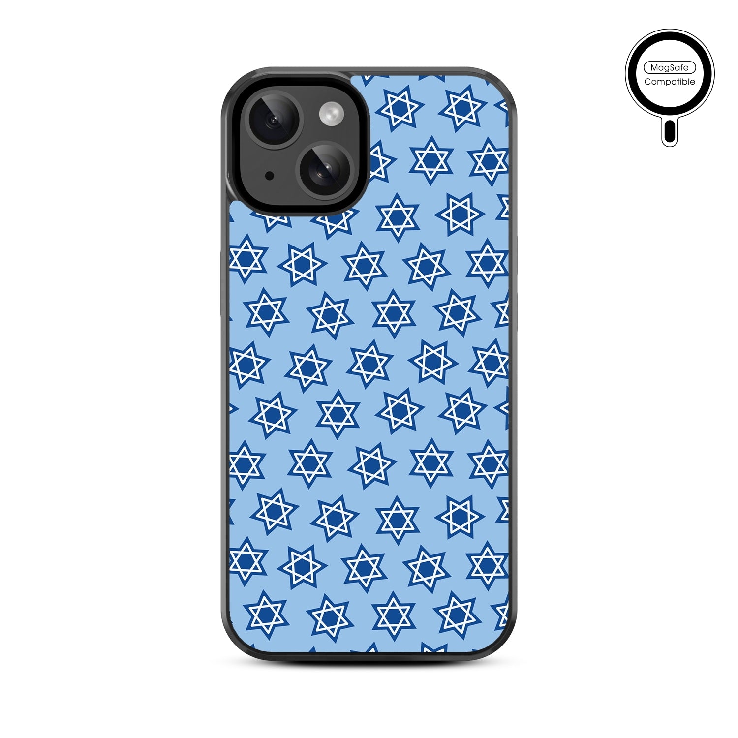 MyBat Design Lab Series MagSafe Case for Apple iPhone 15 (6.1) - Star of David - MIP15CSLESMSM279-3.jpg